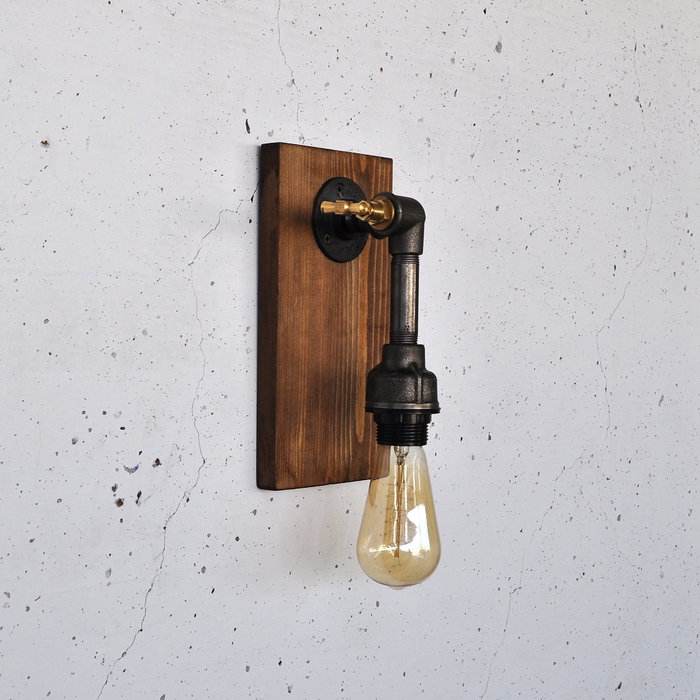 Opviq Lámpara de Pared Pp175 de Madera Maciza